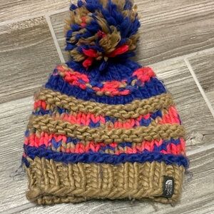 North Face Knit Pom-Pom Hat